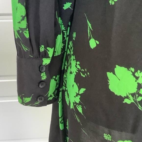 💚 Zara Semi-Sheer Floral Mini Dress 💚 - Picture 9 of 10